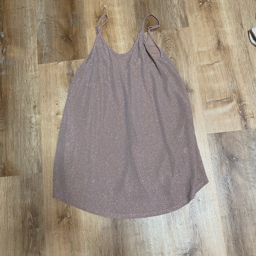 Tan sparkly dress